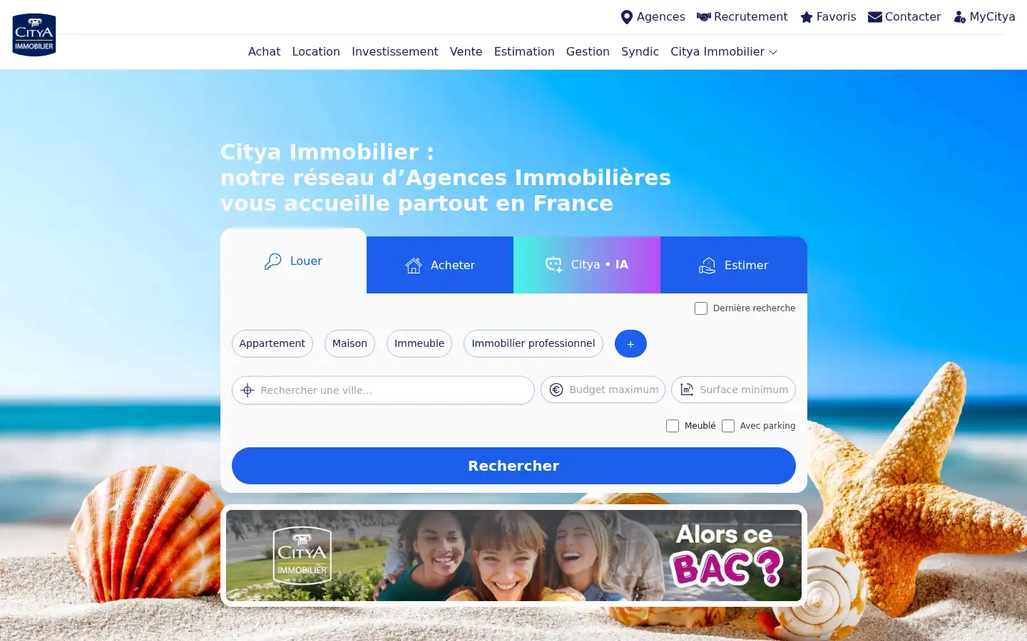 Screenshot of citya.com