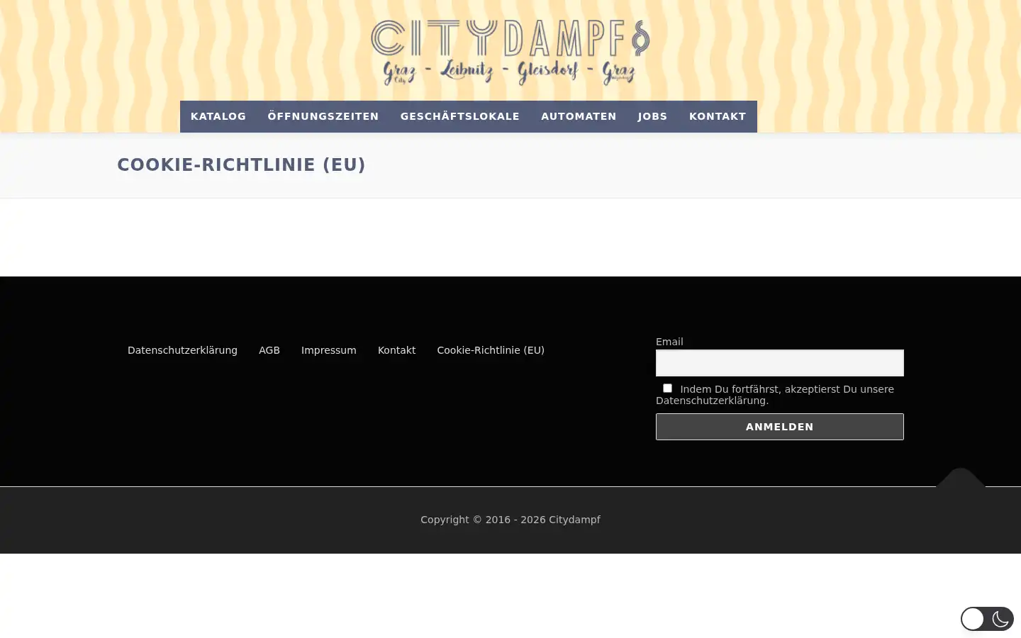 Screenshot of cityaromen.at