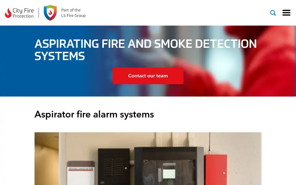 Screenshot of cityfire.co.uk