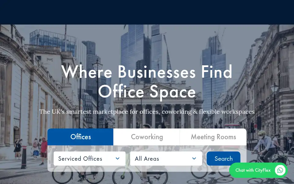 Screenshot of cityflex.co.uk