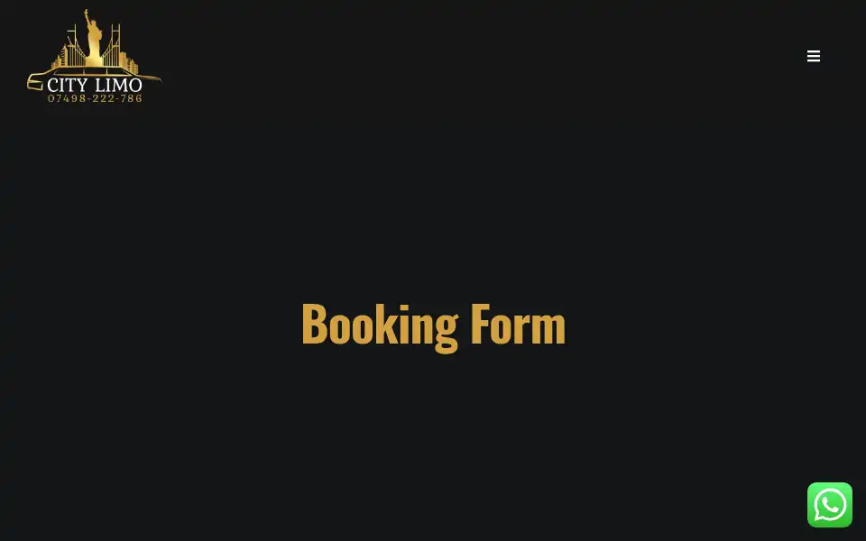 Screenshot of citylimo.co.uk