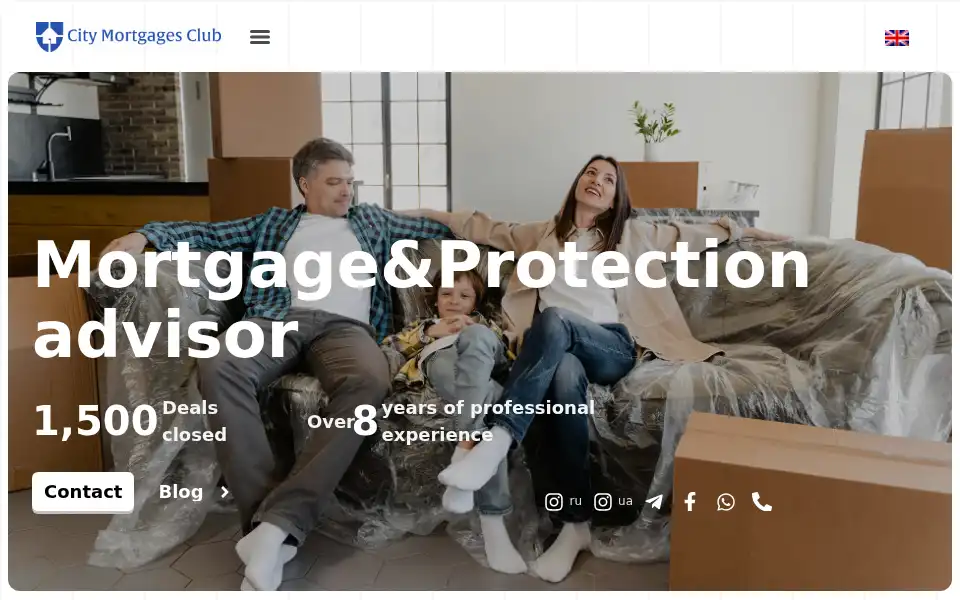 Screenshot of citymortgages.co.uk