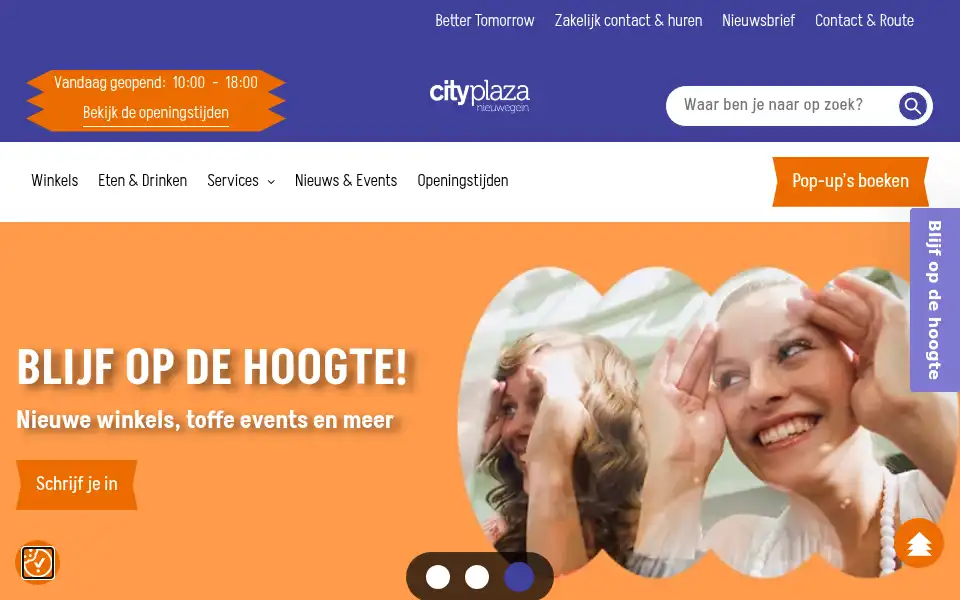 Screenshot of cityplaza.nl