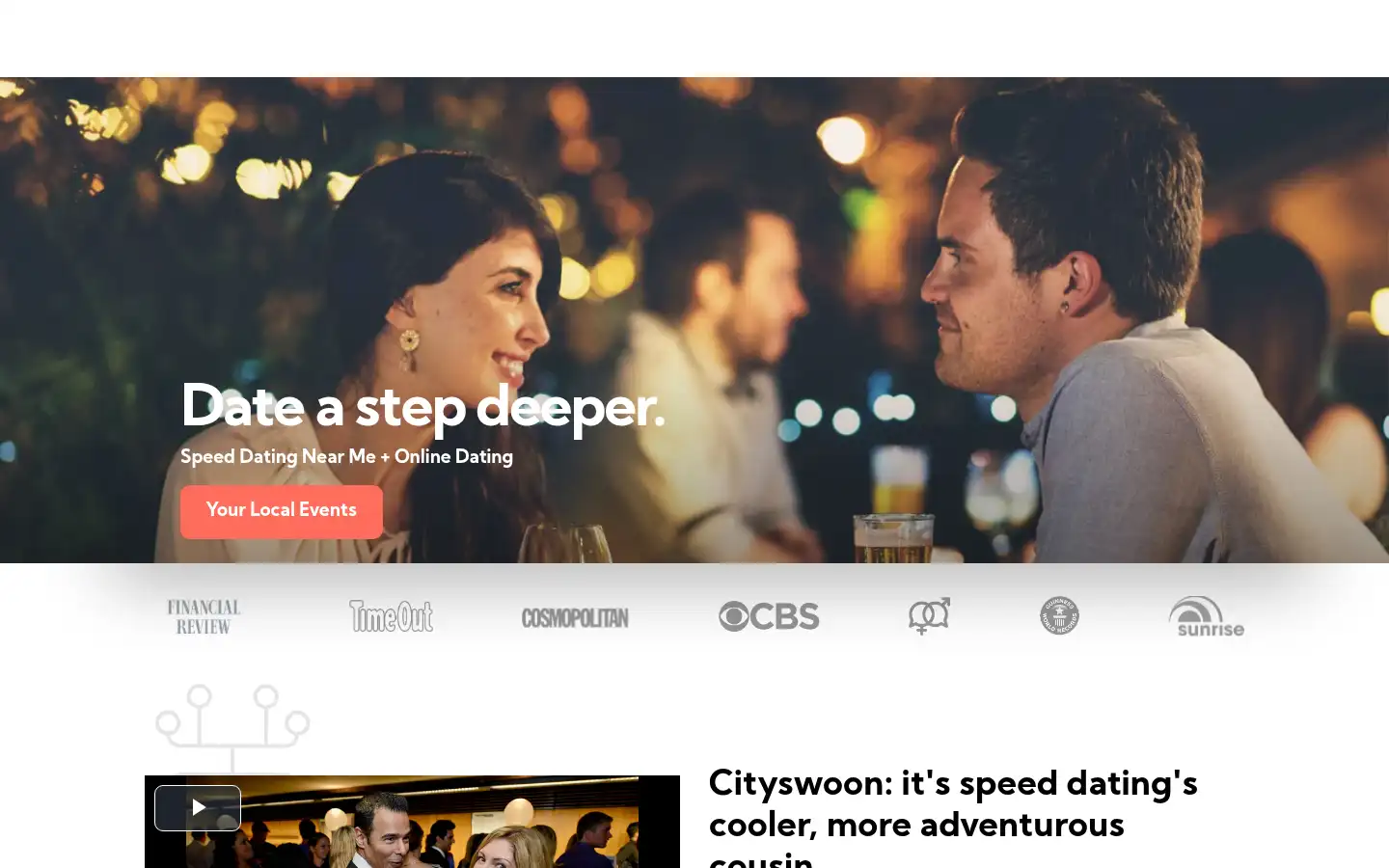 Screenshot of cityswoon.com