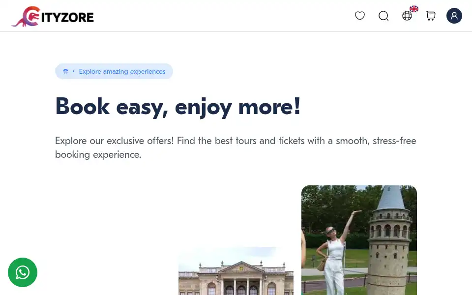 Screenshot of cityzore.com