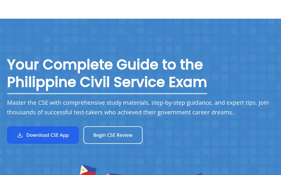 Screenshot of civilservicereviewerph.com