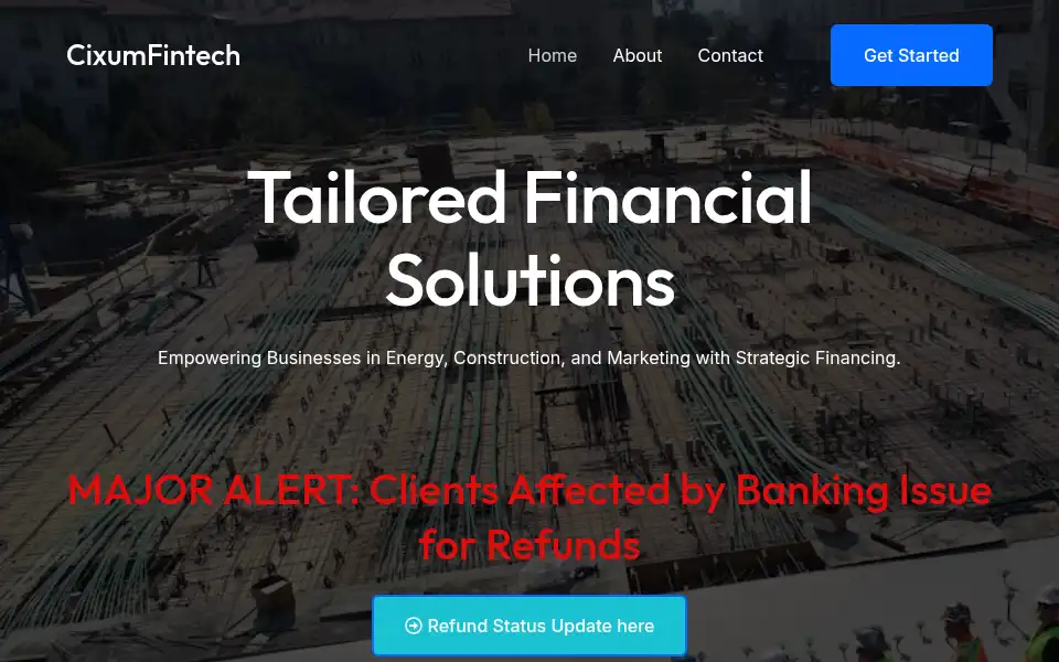 Screenshot of cixumfintech.com