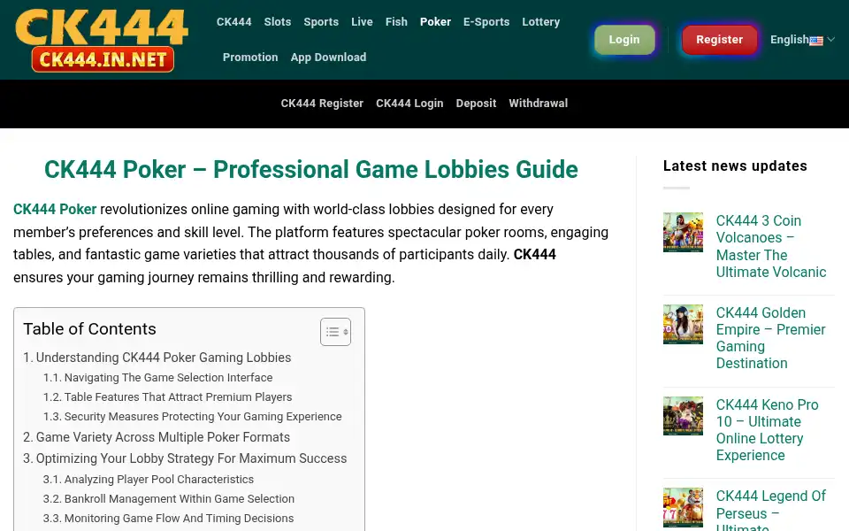 Screenshot of ck444.in.net