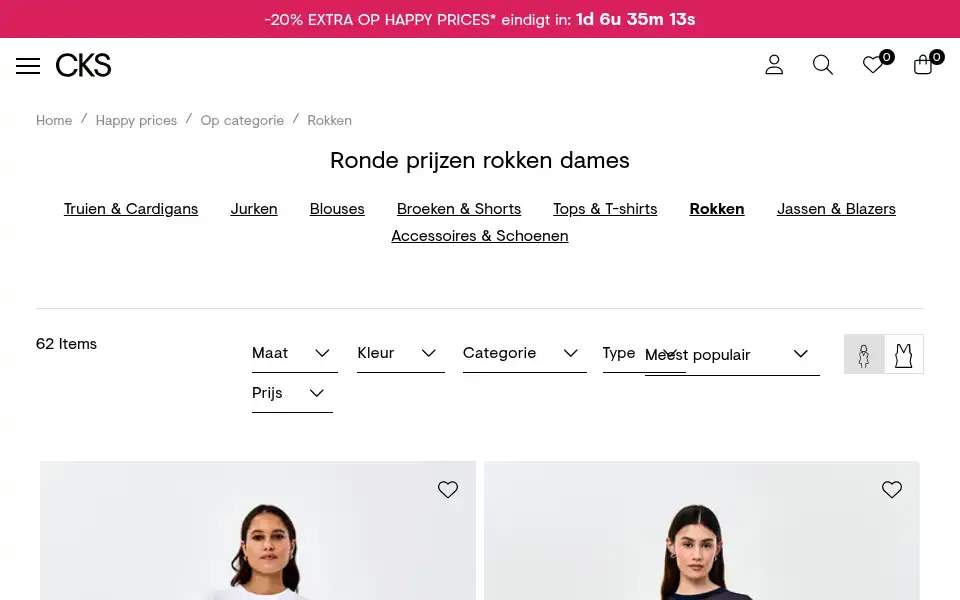 Screenshot of cks-fashion.com