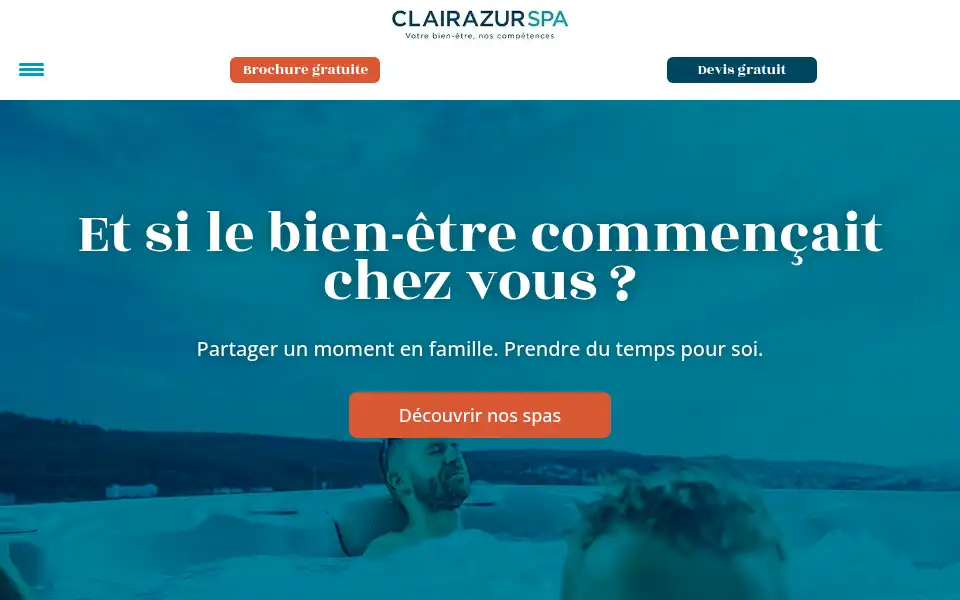 Screenshot of clairazur.com