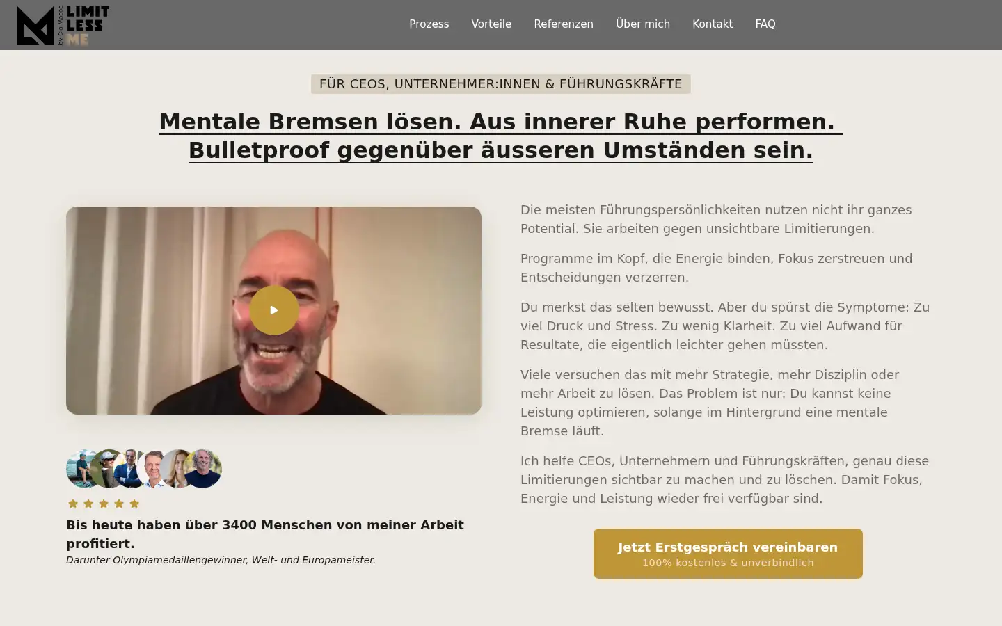 Screenshot of clamosca.ch