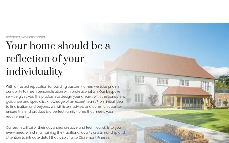 Screenshot of claremontfinesse.co.uk
