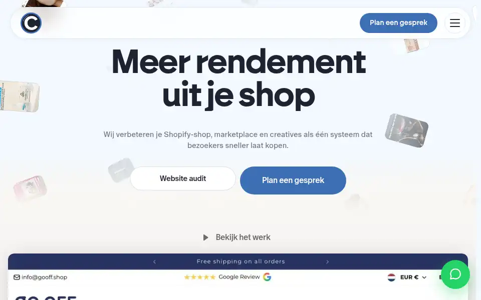 Screenshot of clarifiedmedia.nl