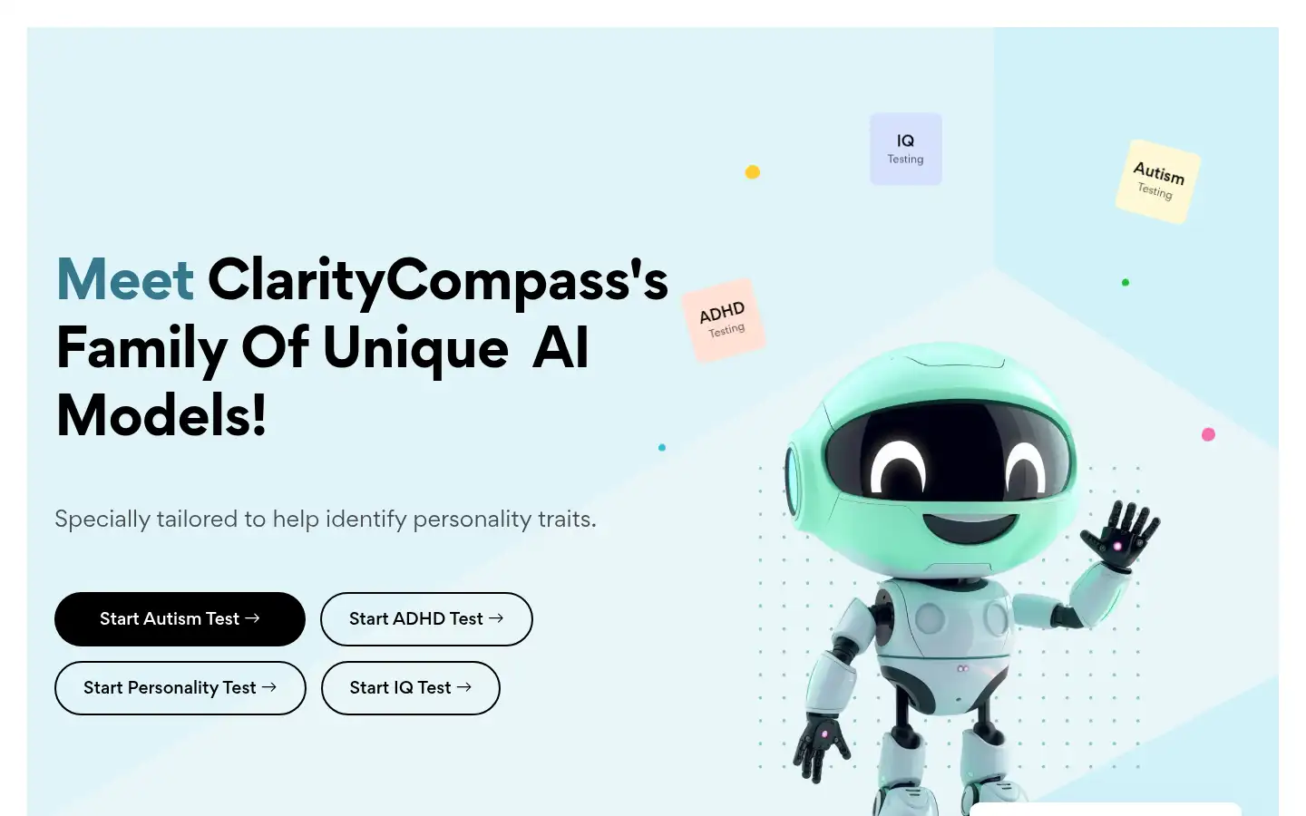 Screenshot of claritycompass.ai