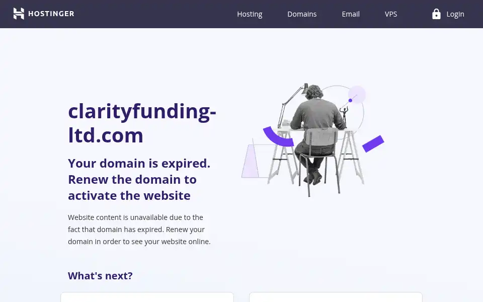 Screenshot of clarityfunding-ltd.com