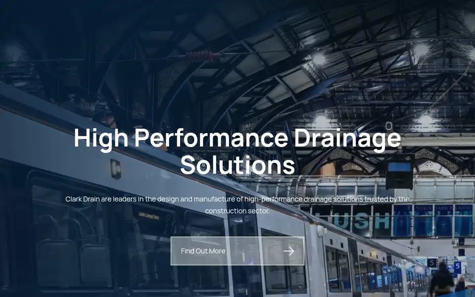 Screenshot of clark-drain.com