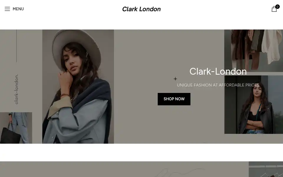 Screenshot of clark-london.com