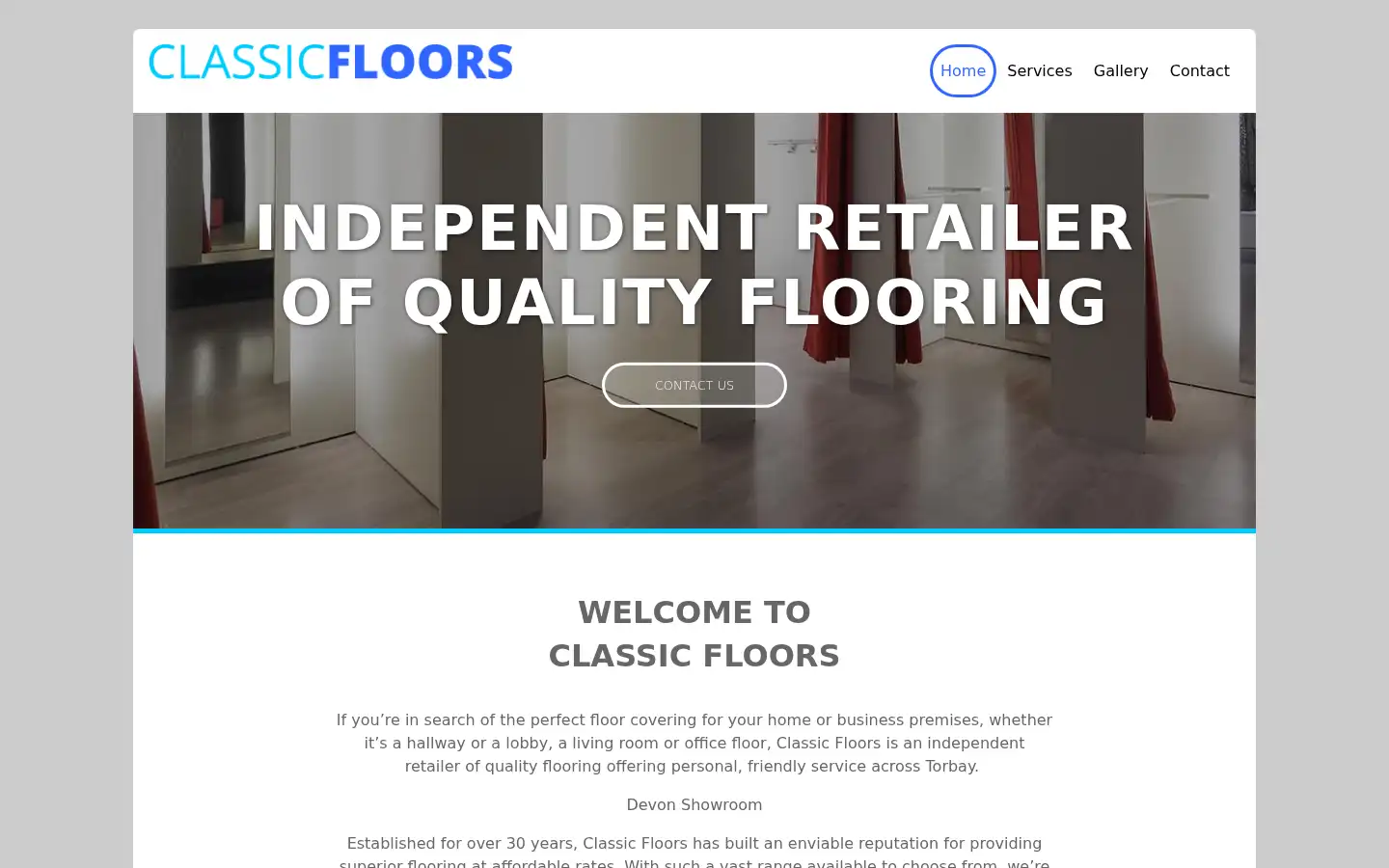 Screenshot of classicfloorspaignton.com