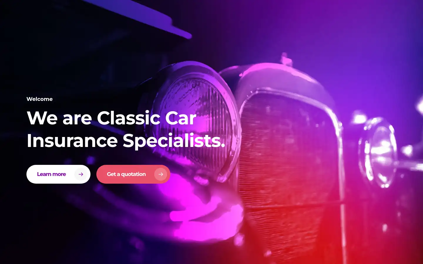 Screenshot of classiclineinsurance.co.uk