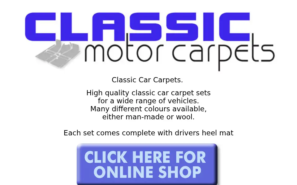 Screenshot of classicmotorcarpets.co.uk