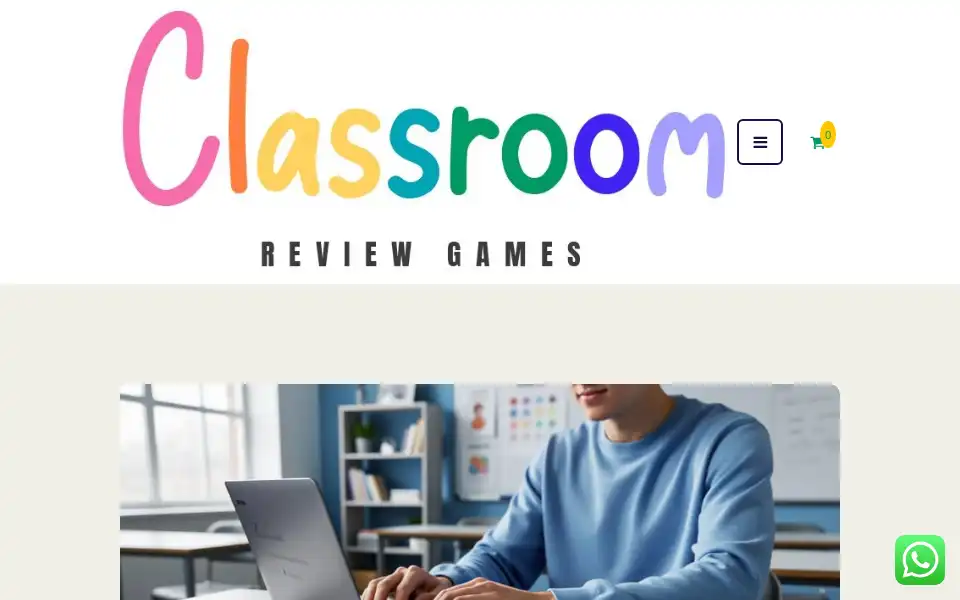 Screenshot of classroomreview.games