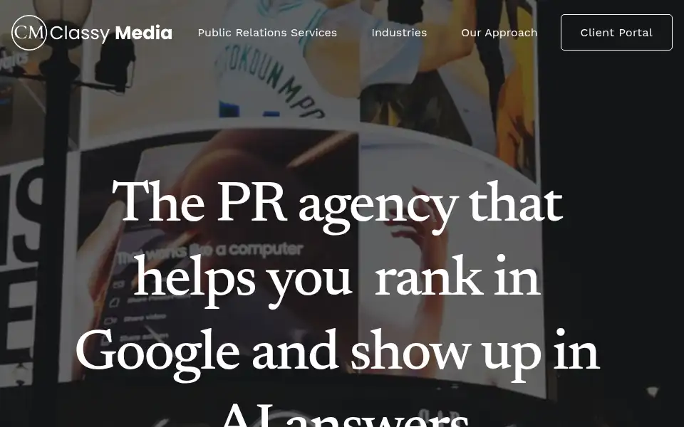 Screenshot of classymediapr.com