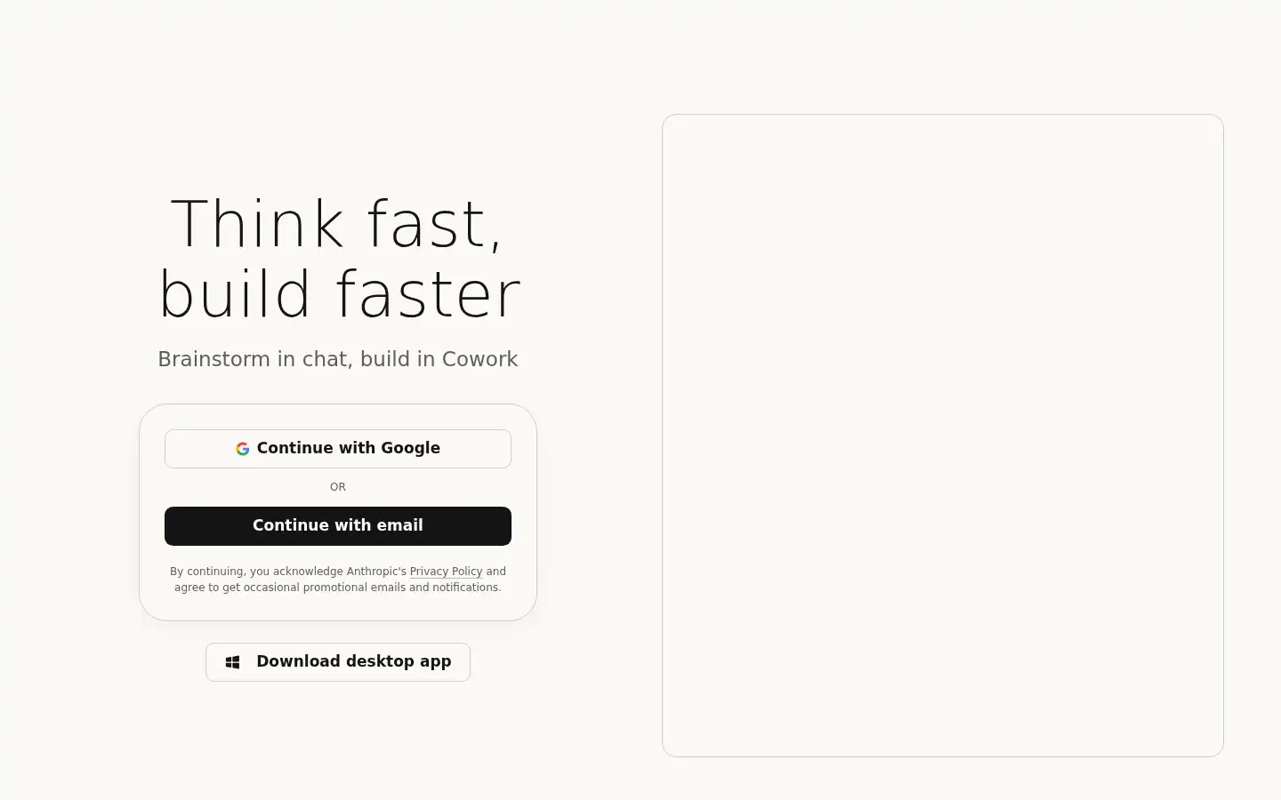 Screenshot of claude.com