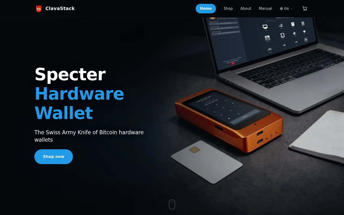 Screenshot of clavastack.com