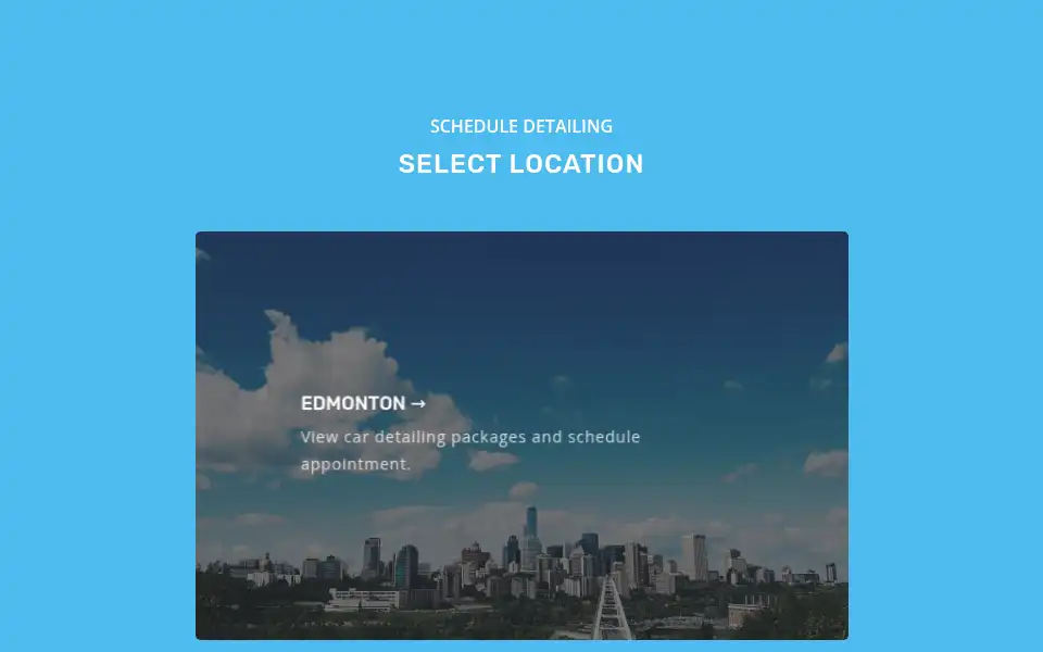 Screenshot of cleancarwash.ca