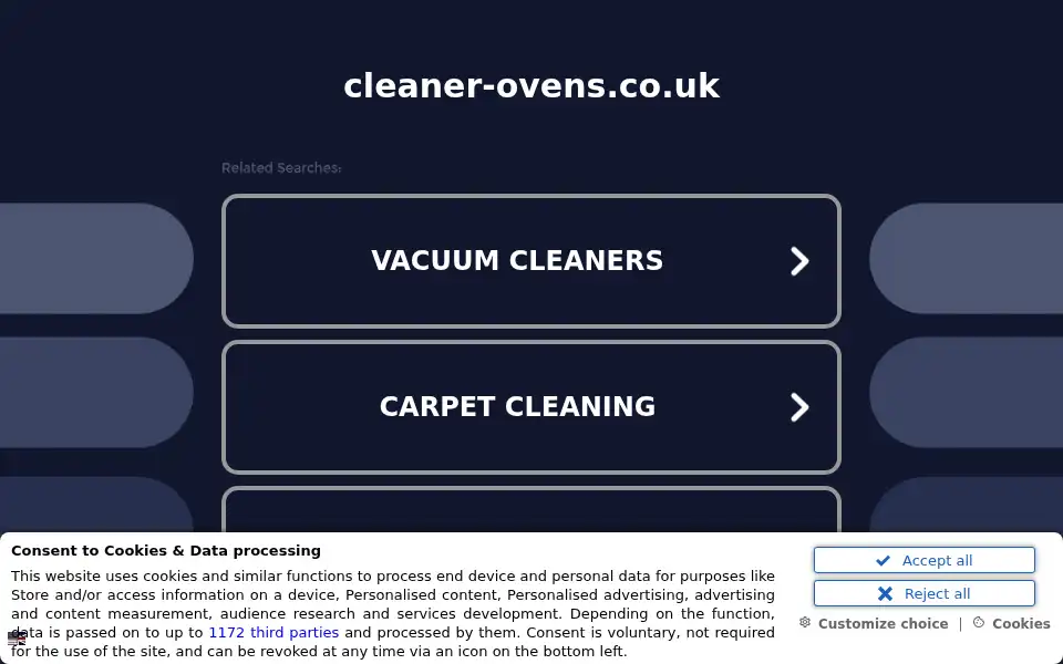 Screenshot of cleaner-ovens.co.uk