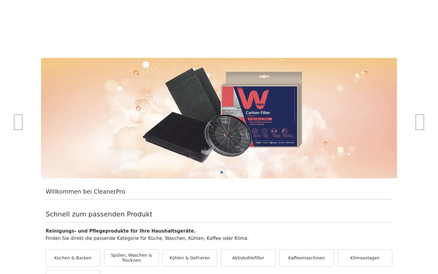 Screenshot of cleanerpro.ch