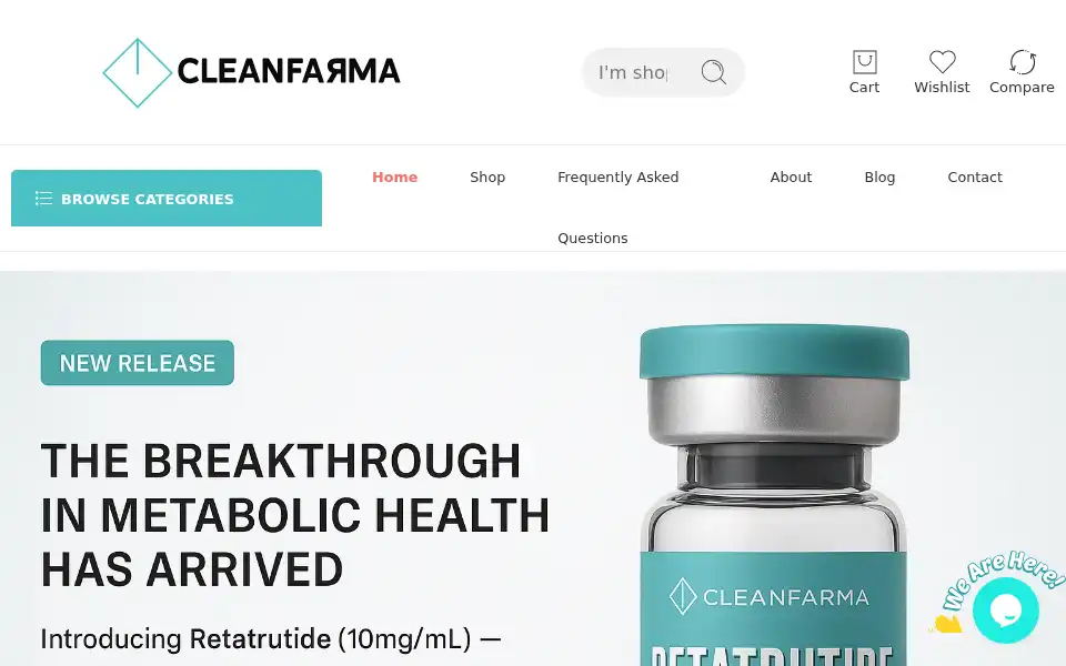 Screenshot of cleanfarma.ca