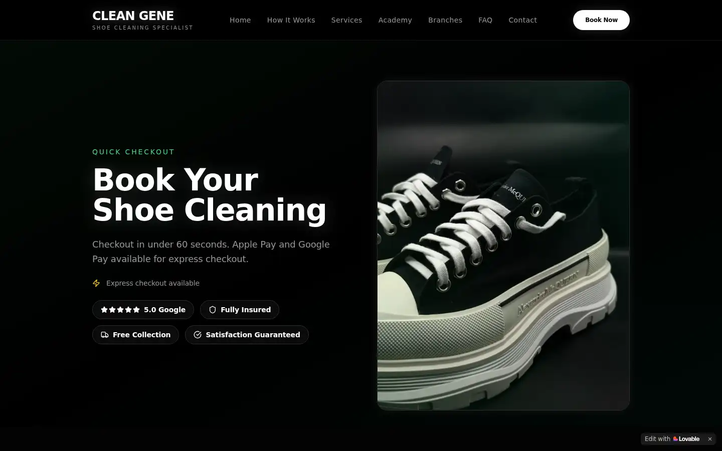 Screenshot of cleangeneuk.com