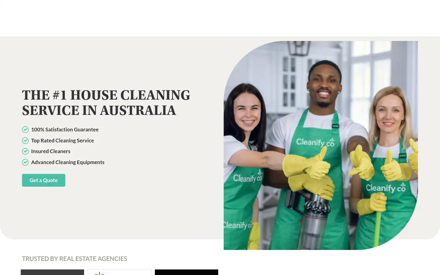 Screenshot of cleanifyco.com.au