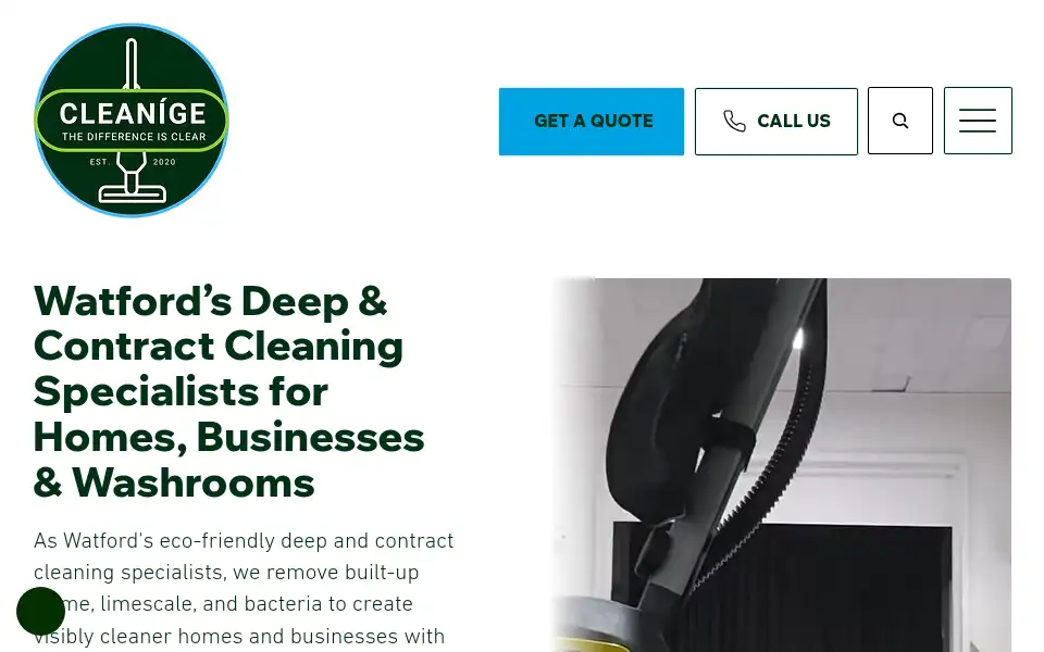 Screenshot of cleanige.com