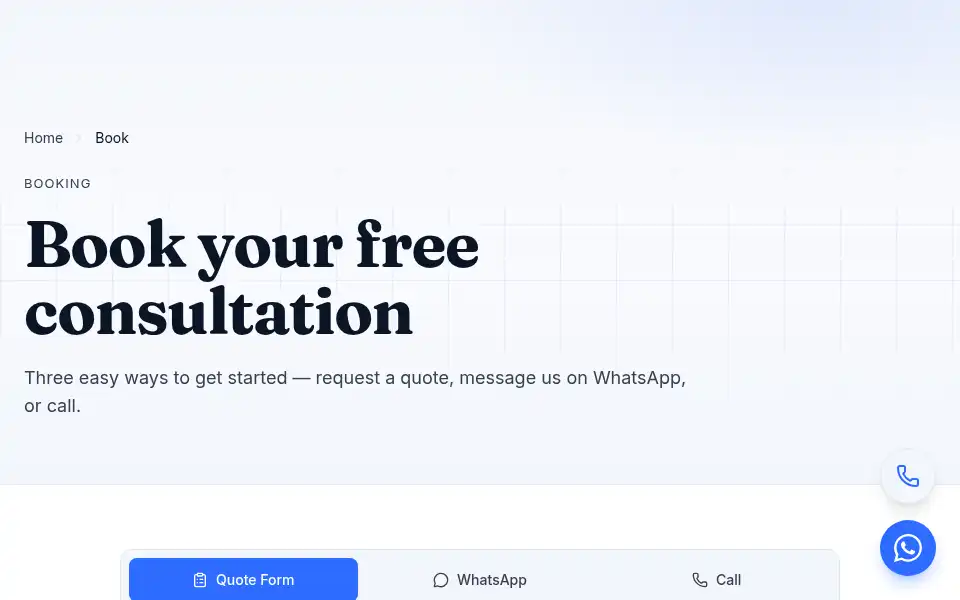 Screenshot of cleanshift.ie