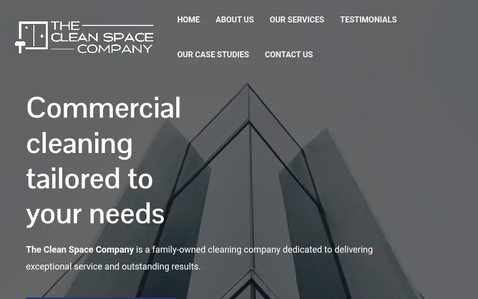 Screenshot of cleanspacecompany.com