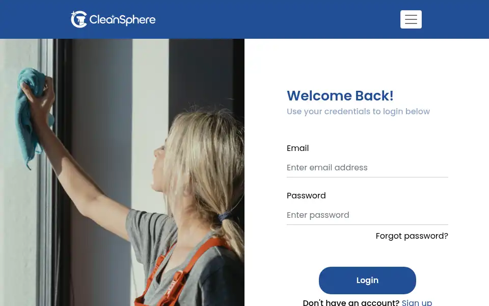 Screenshot of cleansphere.uk
