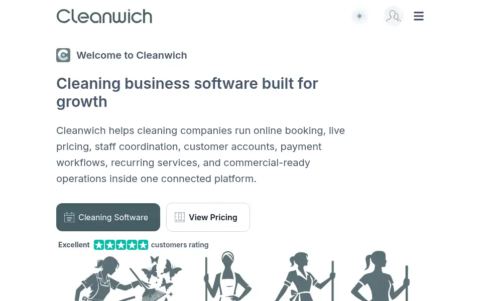 Screenshot of cleanwich.co