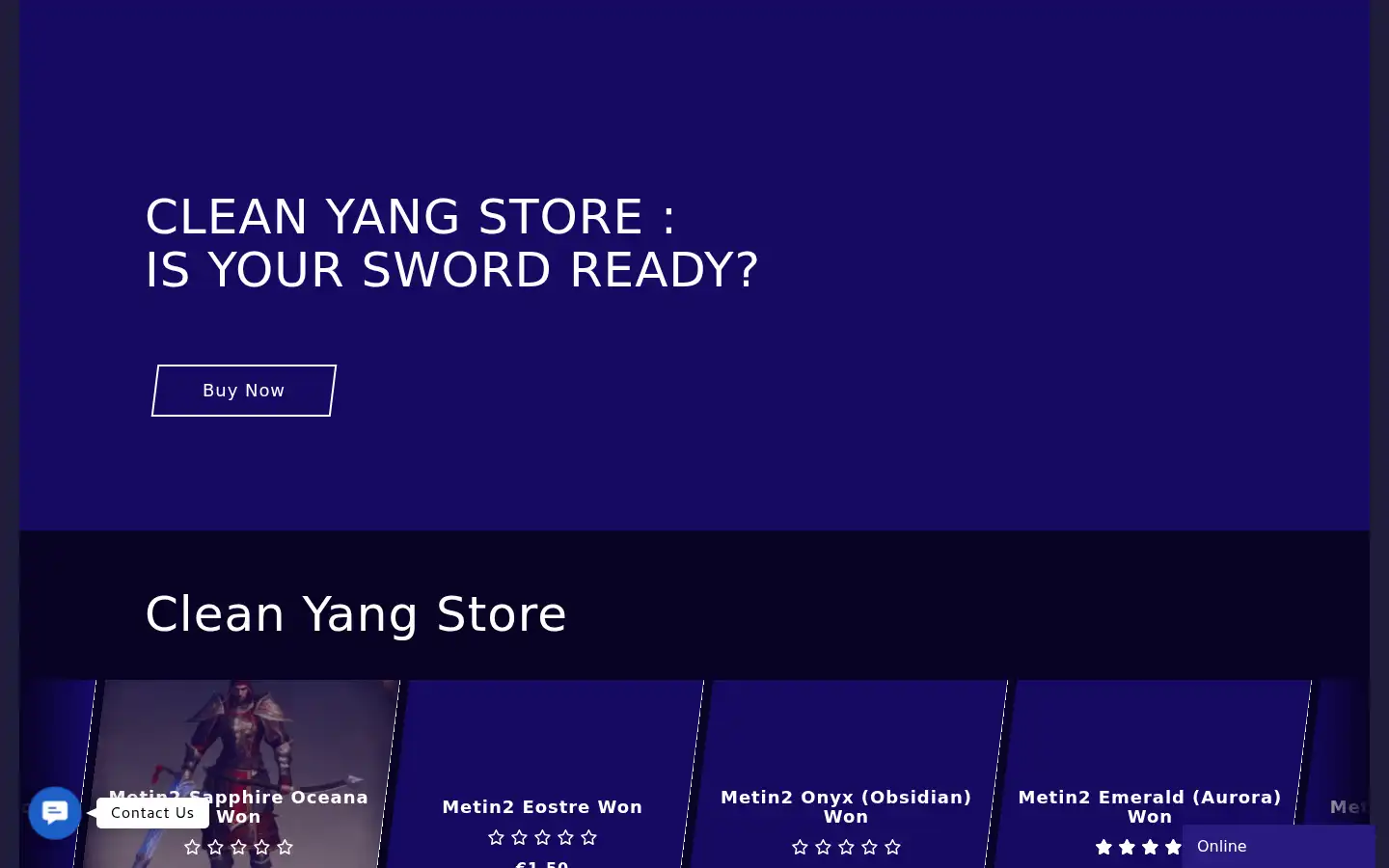 Screenshot of cleanyangstore.com