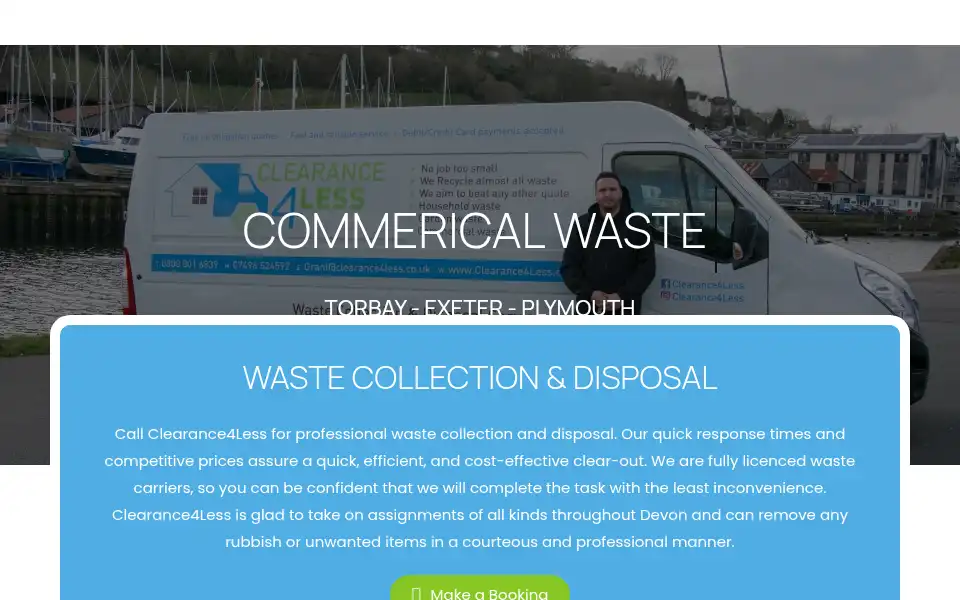 Screenshot of clearance4less.co.uk