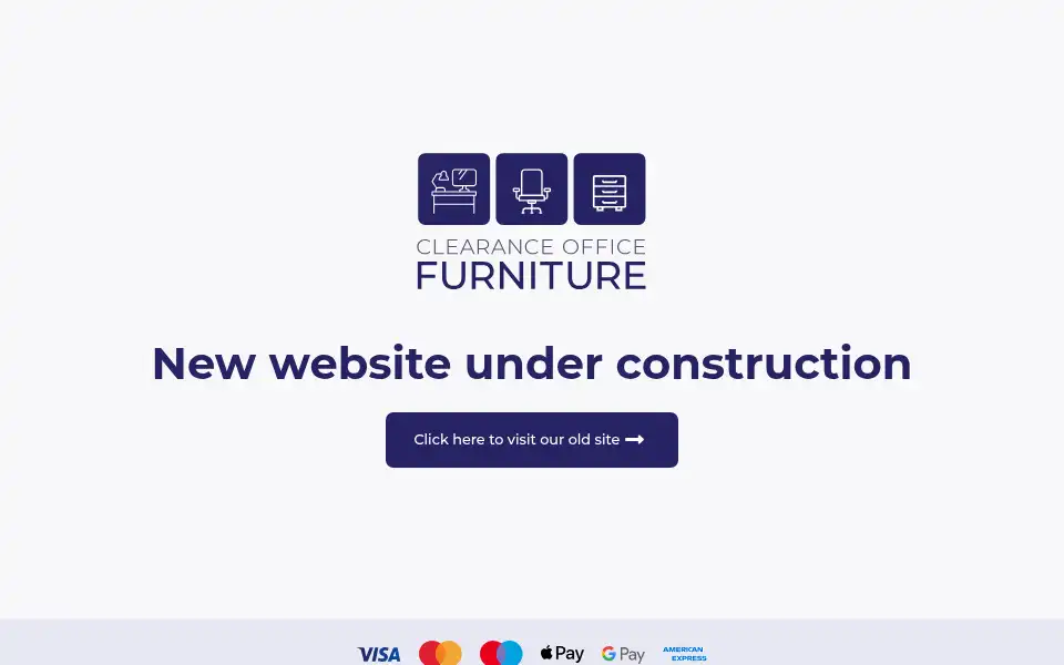Screenshot of clearanceofficefurniture.co.uk
