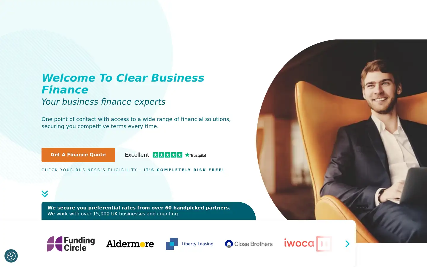 Screenshot of clearbusinessfinance.com