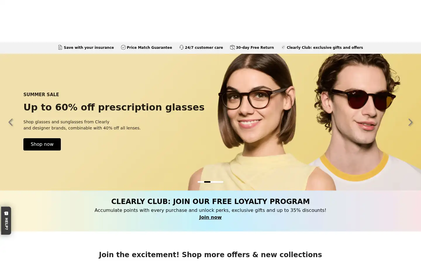 Screenshot of clearly.ca