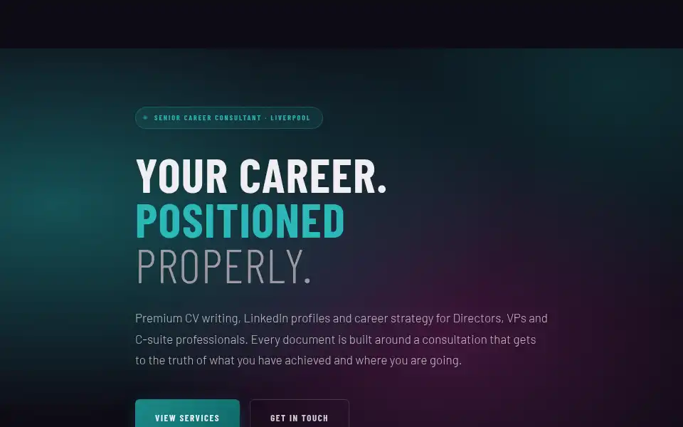 Screenshot of clearpathcv.com