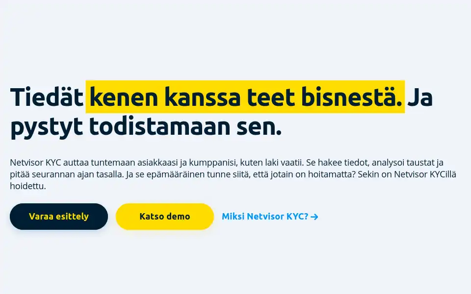 Screenshot of clento.fi