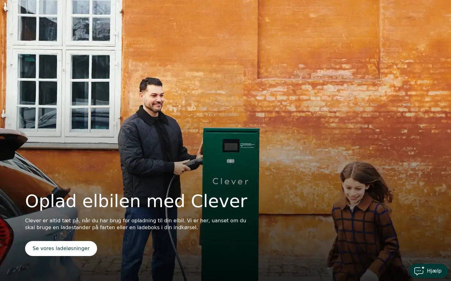 Screenshot of clever.dk