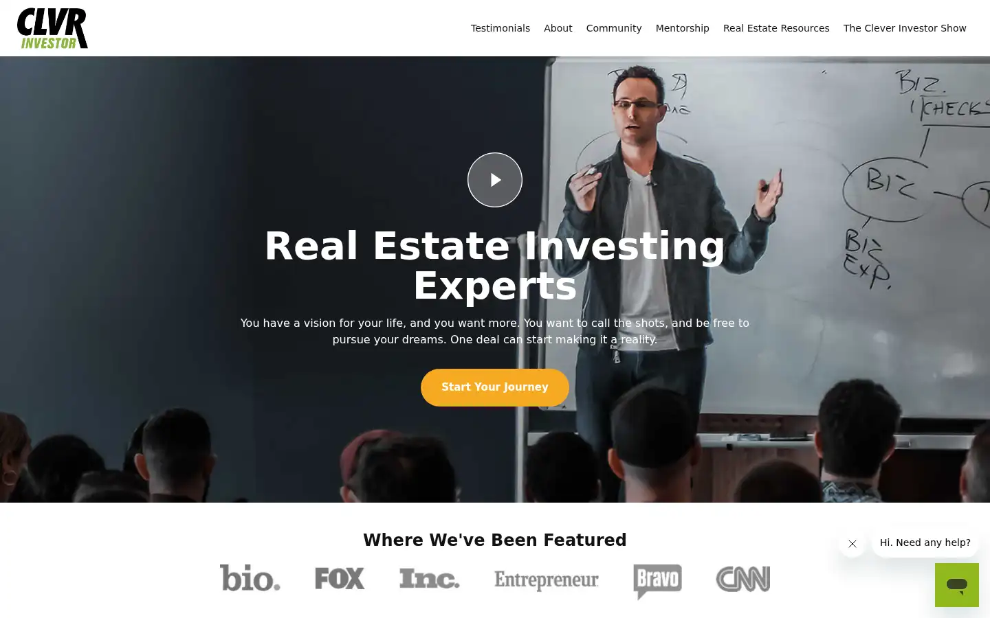 Screenshot of cleverinvestor.com