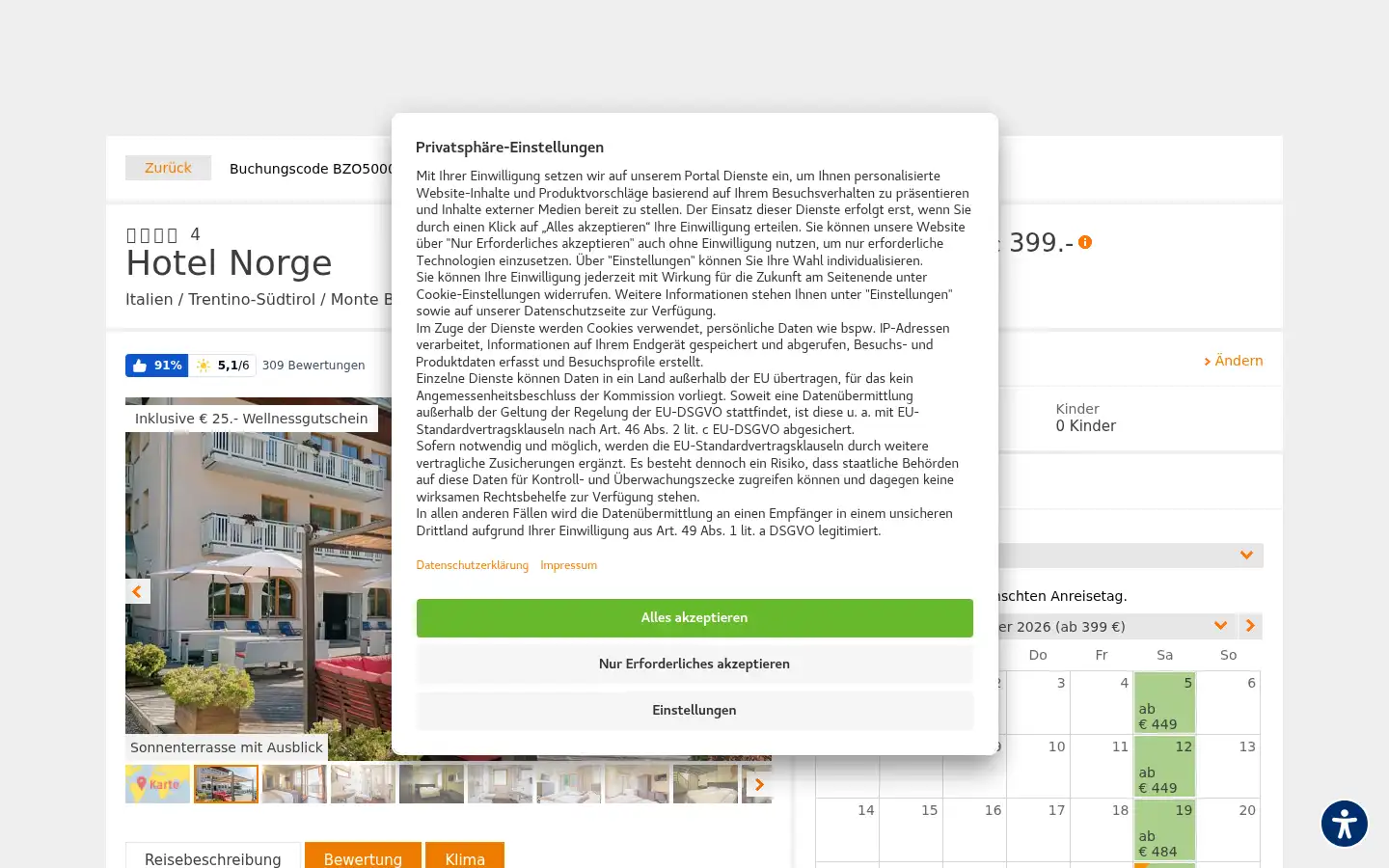 Screenshot of clevertours.com