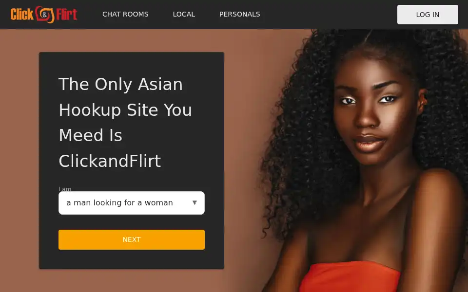 Screenshot of clickandflirt.com